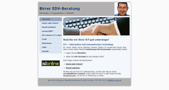 Desktop Screenshot of birrer-edv.ch